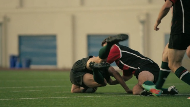 Video Reference: sport venue, player, sports, games, team sport, football player, tackle, rugby union, sports training, ball game