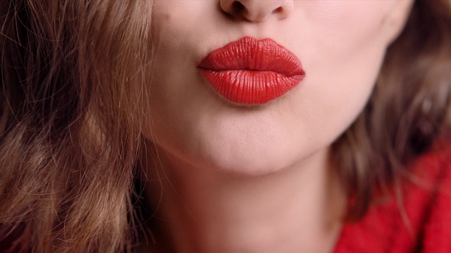 Video Reference: Lip, Face, Red, Hair, Cheek, Nose, Chin, Lipstick, Skin, Beauty