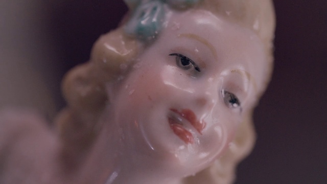 Video Reference: Face, Head, Nose, Cheek, Skin, Eyebrow, Forehead, Figurine, Close-up, Lip