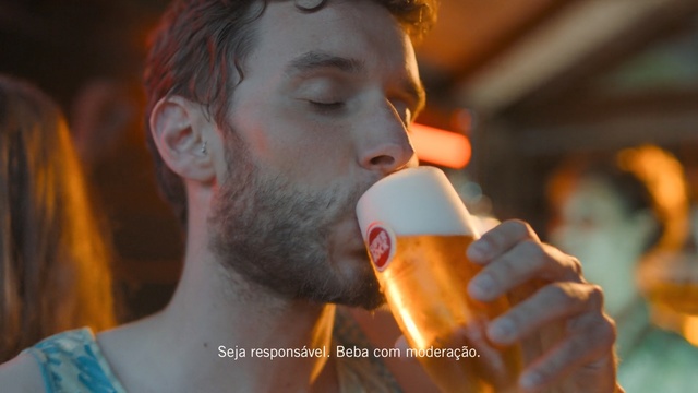 Video Reference: Drink, Drinking, Beer, Alcohol, Facial hair, Beard, Person