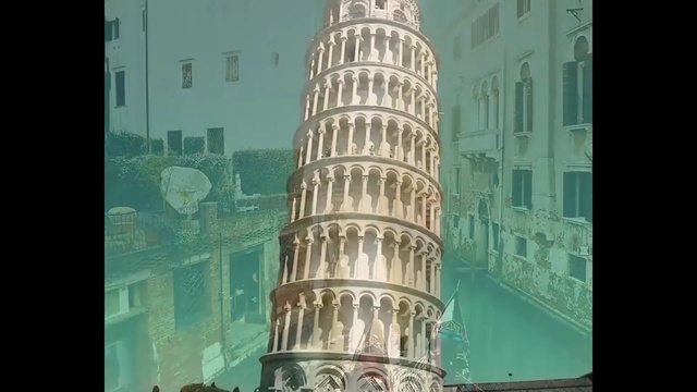 Video Reference: landmark, tower, metropolis, skyscraper, building, metropolitan area, spire, medieval architecture, architecture, steeple, Person