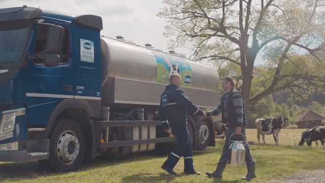 Video Reference: Transport, Motor vehicle, Mode of transport, Vehicle, Commercial vehicle, Truck, Tree, Car, Rural area, Auto part, Person