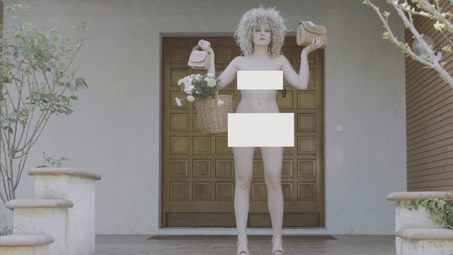 Video Reference: furniture, interior design, sculpture, window, Person