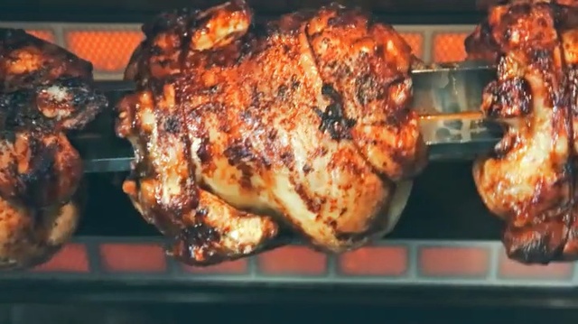 Video Reference: Dish, Food, Barbecue, Grilling, Roasting, Rotisserie, Cuisine, Meat, Hendl, Cooking, Person