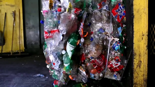 Video Reference: Plastic, Public space, Waste, Recycling, Glass, Plastic bottle, Art, Person