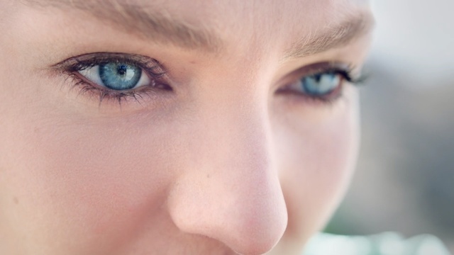 Video Reference: eyebrow, face, skin, eyelash, nose, cheek, eye, beauty, close up, forehead