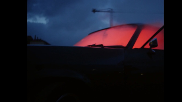Video Reference: sky, mode of transport, atmosphere, car, light, darkness, night, lighting, cloud, automotive lighting