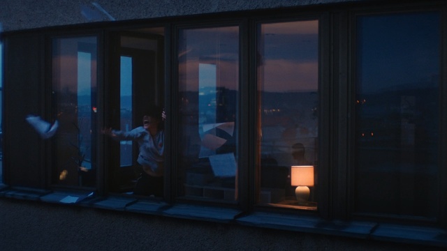 Video Reference: Blue, Light, Sky, Window, Night, Lighting, House, Room, Door, Darkness