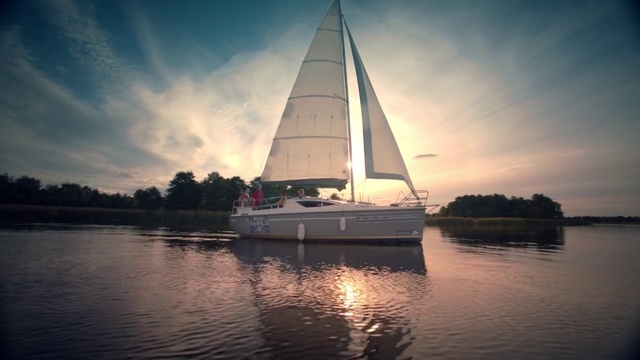 Video Reference: Sailing, Water transportation, Sail, Boat, Vehicle, Sailboat, Sky, Watercraft, Sailing, Calm