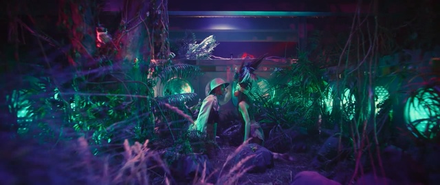 Video Reference: purple, light, entertainment, aquarium, organism, freshwater aquarium, music venue, aquarium lighting, nightclub, rave