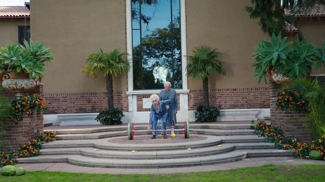 Video Reference: Property, Public space, Walkway, Real estate, Grass, Tree, Garden, Yard, Courtyard, Lawn