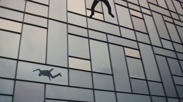 Video Reference: wall, structure, architecture, building, line, daylighting, design, facade, material, flooring, Person