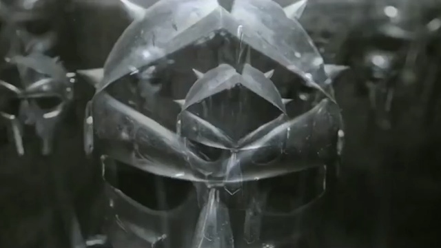 Video Reference: Helmet, Monochrome photography, Black-and-white, Personal protective equipment, Monochrome, Photography, Symmetry, Glass, Art, Person