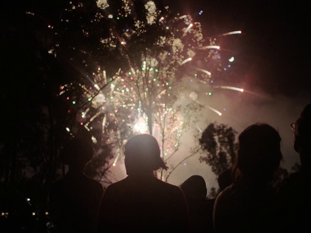 Video Reference: Fireworks, Sky, Night, Light, New Years Day, Event, Midnight, Darkness, Sparkler, Fête