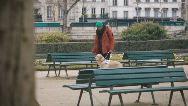 Video Reference: Bench, Outdoor bench, Furniture, Sitting, Leisure, Outdoor furniture, Table, Recreation, Person