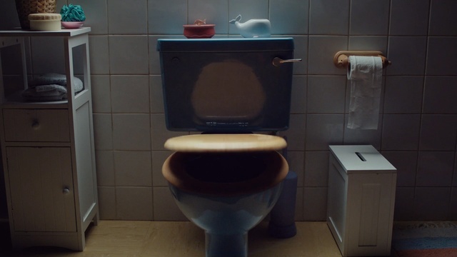 Video Reference: toilet, room, bathroom, plumbing fixture, urinal, toilet seat, public toilet, sink, interior design, furniture