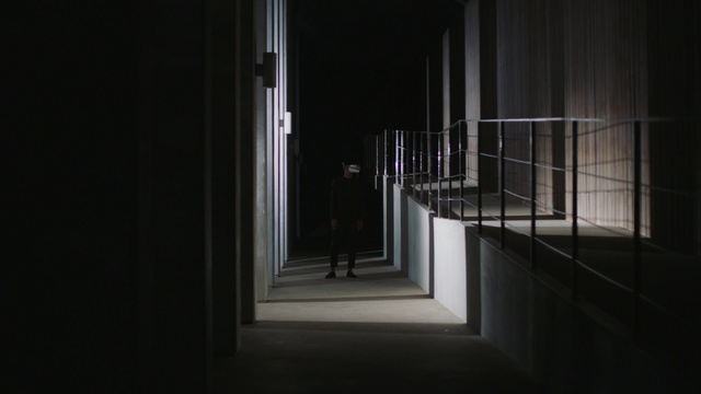 Video Reference: Black, Light, Darkness, Architecture, Night, Line, Black-and-white, Monochrome, House, Room