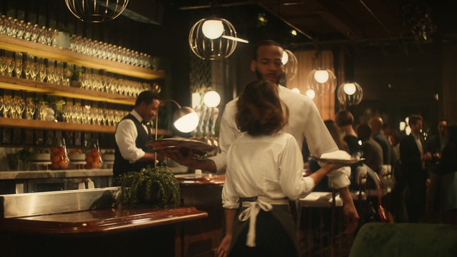 Video Reference: Restaurant, Night, Person