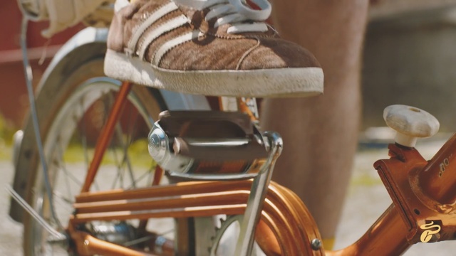 Video Reference: Bicycle saddle, Bicycle wheel, Bicycle part, Vehicle, Bicycle handlebar