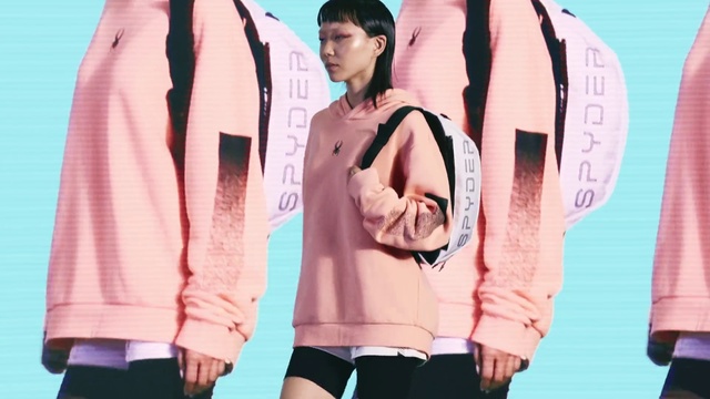 Video Reference: Pink, Clothing, Fashion, Outerwear, Sweater, Cool, Fun, Sleeve, Peach, T-shirt