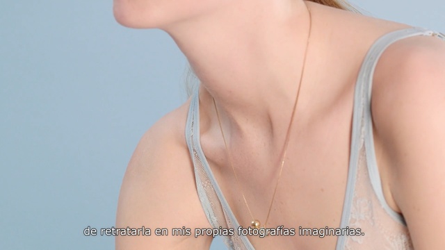 Video Reference: neck, chin, shoulder, brassiere, arm, close up, joint, jewellery, chest, girl