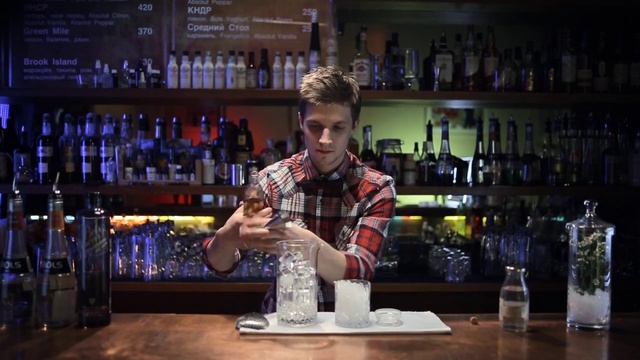 Video Reference: Drinking establishment, Bottle, Drinkware, Barware, Shelf, Tableware, Alcoholic beverage, Drink, Glass bottle, Table