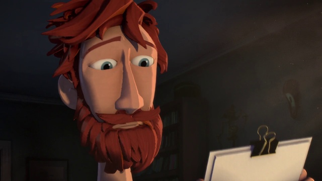 Video Reference: Face, Cartoon, Head, Animated cartoon, Animation, Forehead, Illustration, Mouth, Room, Art