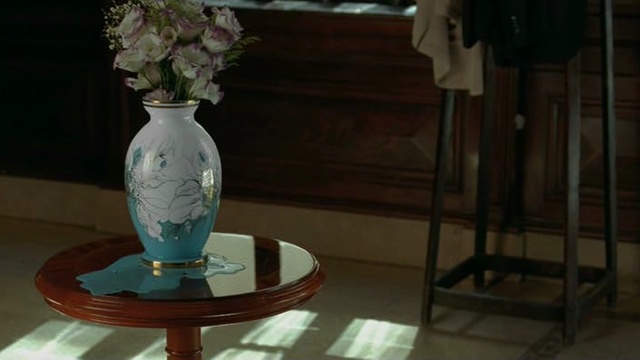 Video Reference: table, furniture, interior design, still life photography, glass, still life, flooring, vase, ceramic, window
