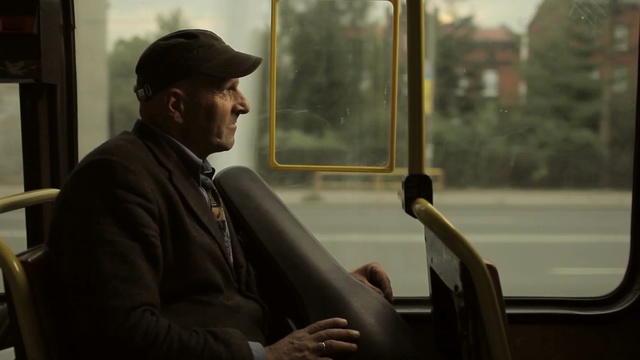 Video Reference: car, vehicle, gentleman, family car, screenshot, human behavior, window, Person