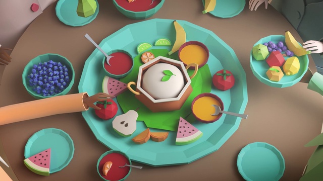 Video Reference: Food coloring, Sweetness, Play, Food, Comfort food, Play-doh, Cuisine, Table, Indoor, Plate, Plastic, Small, Computer, Sitting, Items, Desk, Office, Cake, Laptop, Little, Birthday, Keyboard, Set, Tray, Filled, Holding, Lunch, Woman, Wooden, Bowl, Boy, Different, Many, Girl, Eating, Sandwich, Young, Fruit, Colorful, Phone, Room, Standing, White, Train, Playing, Bed, Cartoon, Candy, Toy, Birthday cake, Sweet, Cluttered, Several