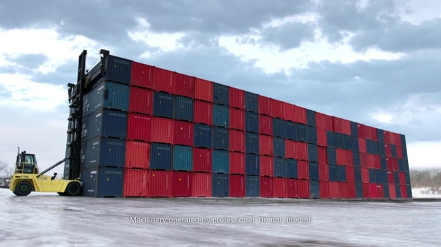 Video Reference: Transport, Architecture, Facade, Freight transport, Shipping container, Commercial building, Building, Cargo, House