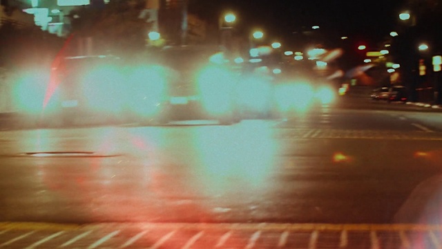 Video Reference: Automotive lighting, Light, Amber, Infrastructure, Road surface, Orange, Mode of transport, Asphalt, Headlamp, Line