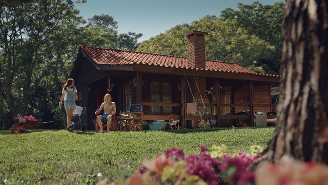 Video Reference: Property, House, Cottage, Home, Building, Rural area, Real estate, Landscape, Grass, Log cabin