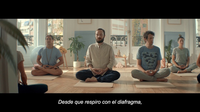 Video Reference: Sitting, Adaptation, Conversation, Human, Screenshot, Room, Meditation, Photo caption