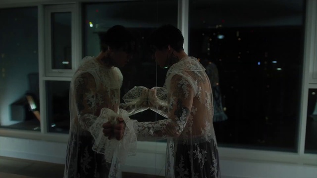 Video Reference: Wedding dress, Gesture, Bridal veil, Bridal clothing, Flash photography, Gown, Bride, Wedding ceremony supply, Bridal accessory, Formal wear