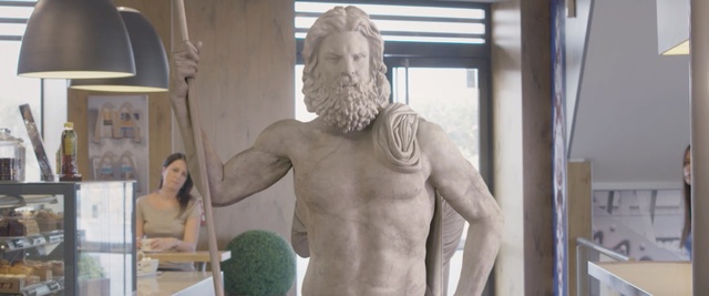 Video Reference: statue, sculpture, classical sculpture, monument, museum, tourist attraction, barechestedness, art, artwork, Person