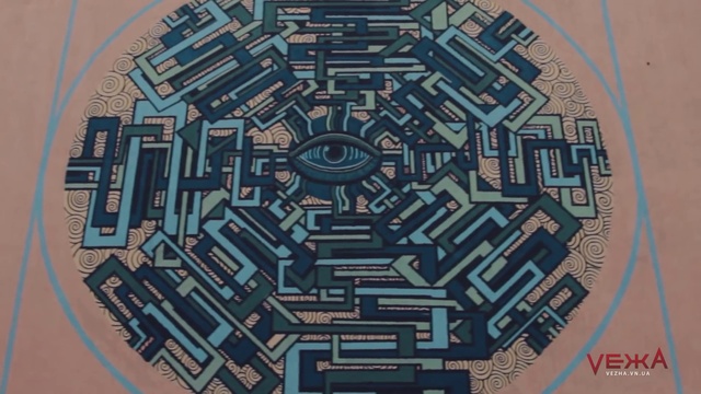 Video Reference: Blue, Pattern, Turquoise, Labyrinth, Design, Symmetry, Circle, Toy, Art, Mosaic