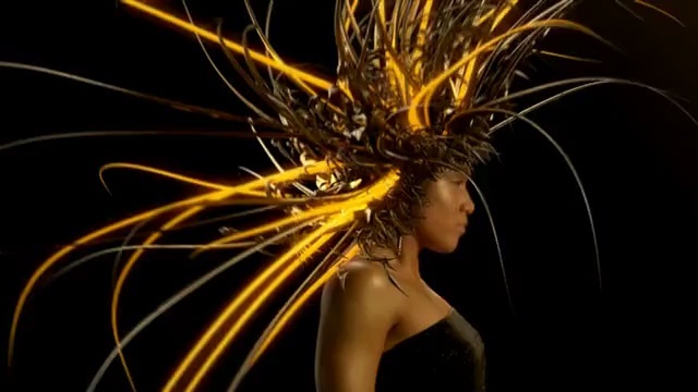 Video Reference: Hair, Yellow, Light, Photography, Darkness, Stock photography, Graphics, Art, Cg artwork, Space