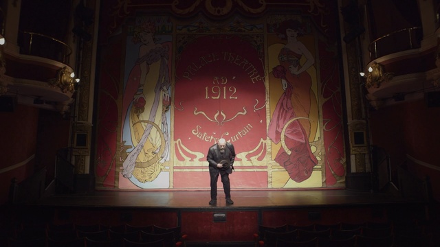Video Reference: stage, light, darkness, theatre, art, theatre, Person
