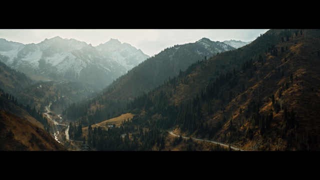 Video Reference: mountainous landforms, mountain, nature, sky, mountain range, wilderness, tree, valley, atmosphere, highland