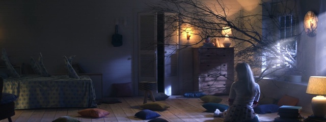 Video Reference: room, lighting, interior design, darkness, computer wallpaper, midnight