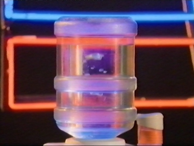 Video Reference: Blue, Water, Light, Lighting, Violet, Nightlight, Glass, Electric blue, Technology, Gadget