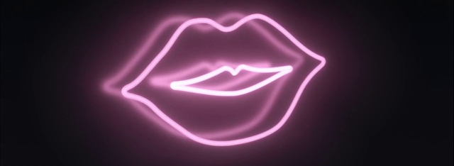 Video Reference: Pink, Mouth, Lip, Neon, Graphics, Logo, Illustration, Smile