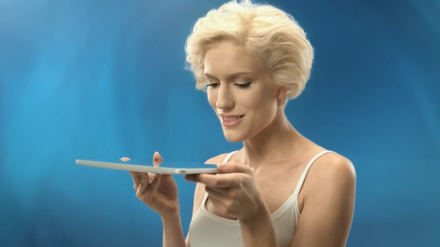 Video Reference: Face, Skin, Chin, Beauty, Smoking, Head, Lip, Eyebrow, Lady, Blond, Person