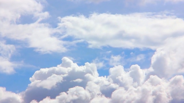 Video Reference: cloud, sky, daytime, cumulus, atmosphere, meteorological phenomenon, air travel, sunlight, calm, computer wallpaper