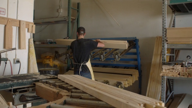 Video Reference: furniture, wood, carpenter, factory