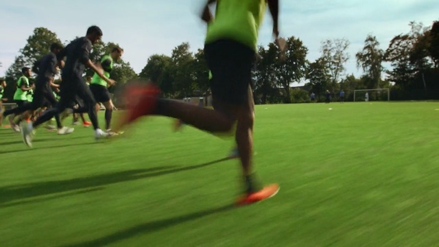 Video Reference: Player, Football player, Grass, Sports, Sport venue, Football, Sports equipment, Sports training, Soccer, Artificial turf