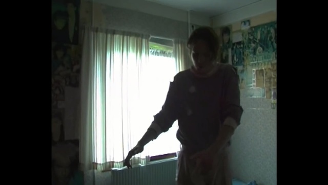 Video Reference: White, Photograph, Black, Standing, Shoulder, Green, Light, Arm, Snapshot, Window