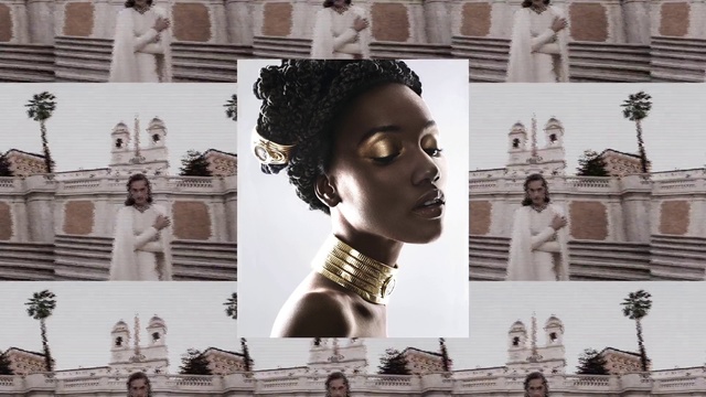 Video Reference: Hairstyle, Collage, Art, Photography, Black-and-white, Adaptation, Architecture, Visual arts, Photomontage, Black hair