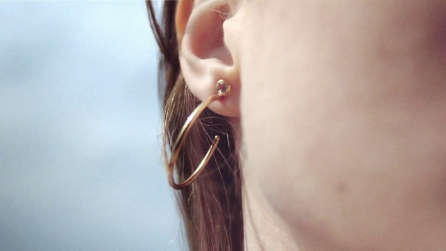 Video Reference: Hair, Ear, Face, Neck, Earrings, Chin, Skin, Cheek, Lip, Nose